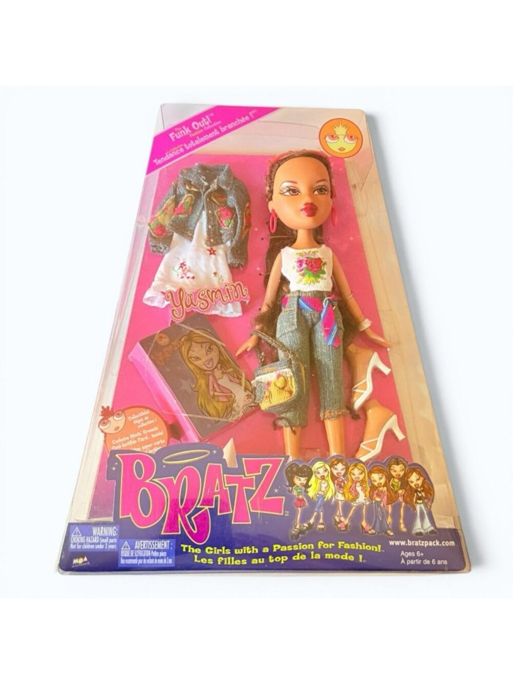Bratz Doll Yasmin The Funk Out Fashion Collection 2004 MGA New Open Box
